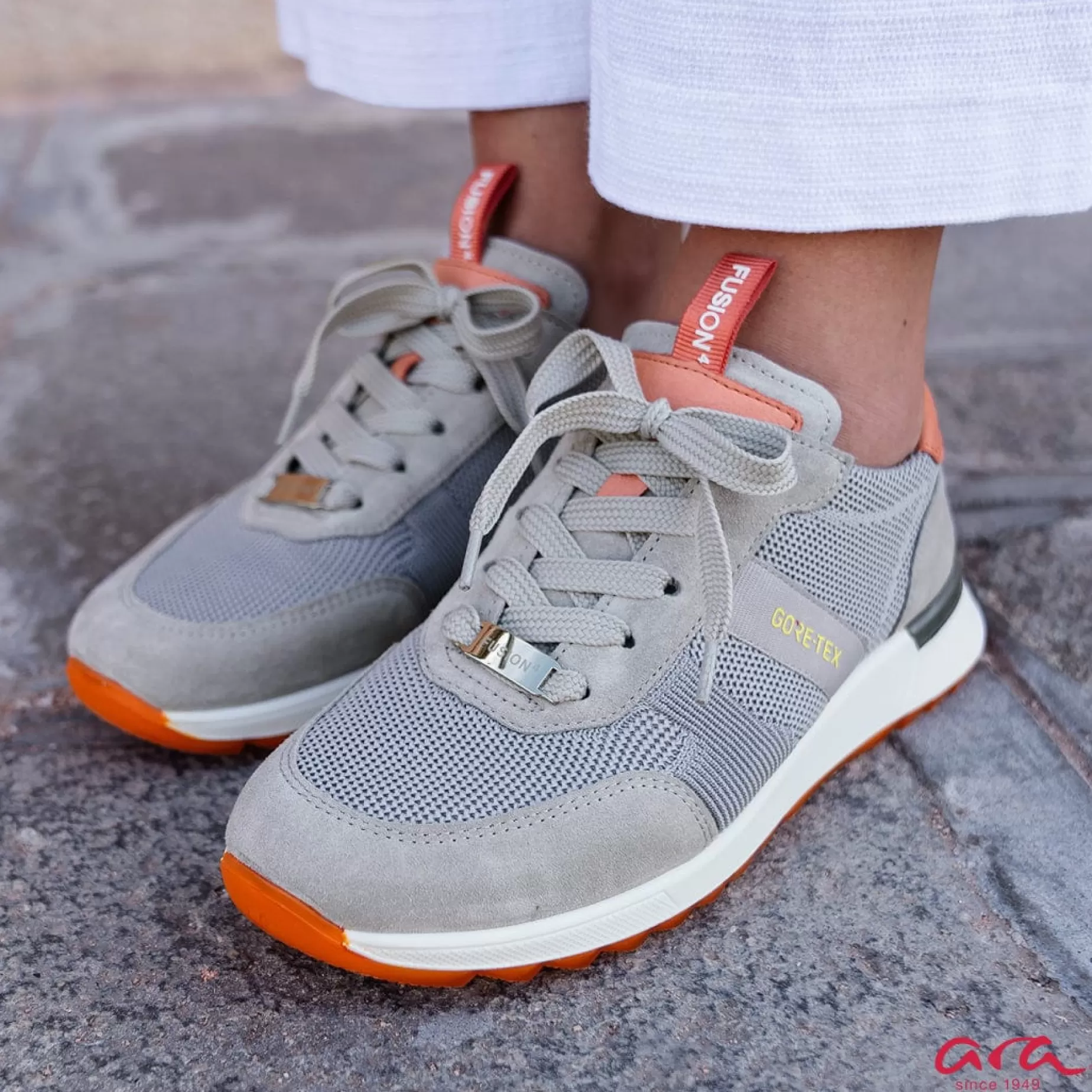 33901 Grey And Peach*ARA Outlet